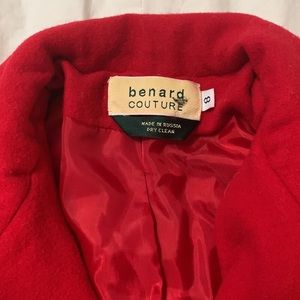 Vintage Bernard Couture Wool Jacket/ Blazer